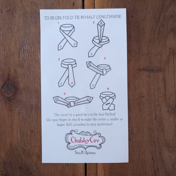 New Chubby Cov Stock Tie - Picture 4 of 4